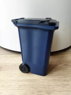 WHEELIE BIN TRASH CAN FOR DESK
