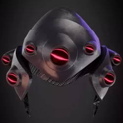 Widow Maker Helmet for Cosplay