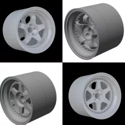 WORK wheels model bundling package 1/64 rims for hotwheels