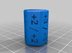 +X/+X counters for card game