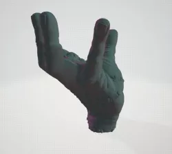 Zombie hand Wednesday realistic ready to print