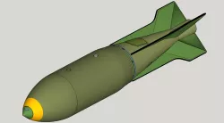 1-48 MK-117 STRAKE 750 POUND B-52,F-16, F-15E, A-10 WARTHOG, B-1B, A-6,F-4 PHANTOM, F-18, A-7D