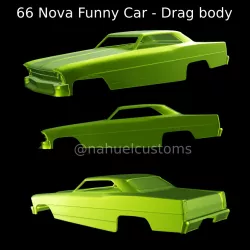 66 Nova Funny Car - Drag body