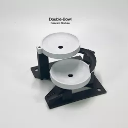 Additional Descending Modules for any of the Marble Machines Elevator - Module 1 -Double Bowl - STL File for 3D Printing
