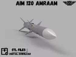 AIM-120 AMRAAM scale missile for RC aircraft