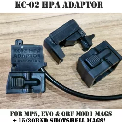 Airsoft KC-02 HPA Adaptor (for MP5, EVO & QRF & ShotShell magazines)