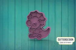 Baby Triceratops Dinosaur Cute Dinosaur Friends Cookie Cutter M2
