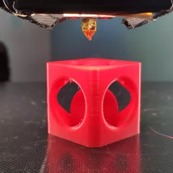 Ball in a cube