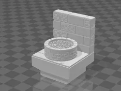 Basic dwarven halls small forge (Dungeon Blocks compatible)