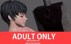 BERSERK CASCA FANTASY ANIME SWORD NUDE CHARACTER 3d print