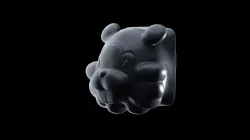 BIDOOF POKEMON KEYCAP