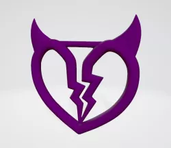 Broken Heart tsurikawa with Horns