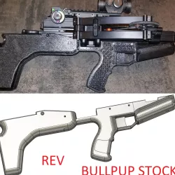 Bullpup Stock for REV Supersonic FMA crossbow