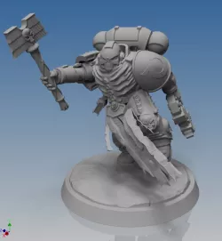 Chaplain skull helmet