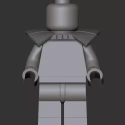Clone trooper pauldron for minifigs