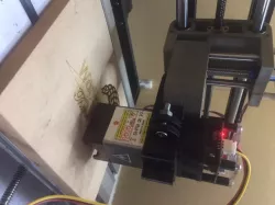 CNC 3018 pro 40w  40mm laser adaptor