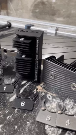 CNC Tool Tag Tower - Keep your BT30 Tool Tags organized - Magnetic Base for easy mounting 21-40