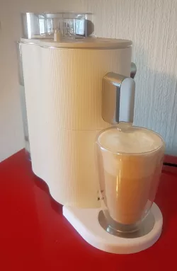 CoffeeB coffee maker holder for latte macchiato glasses