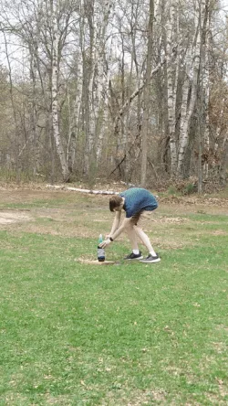 coke cola bottle fountain/ rocket launcher