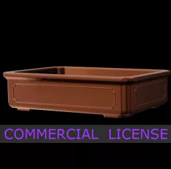 COMMERCIAL USE-BONSAI POT DESIGN 002