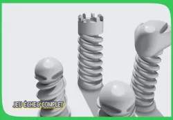 Complete chess set design