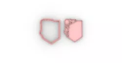 COOKIE CUTTERS WITH STAMP/STAMP - TO ADD PHRASES - COOKIE CUTTER -