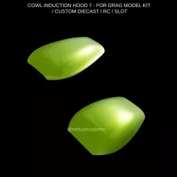 COWL INDUCTION HOOD 7 - FOR DRAG MODEL KIT / CUSTOM DIECAST / RC / SLOT