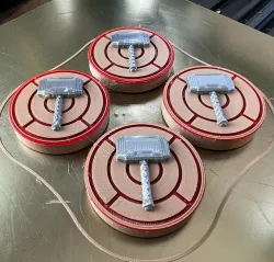 Crokinole Hammer Token - Single Print Version