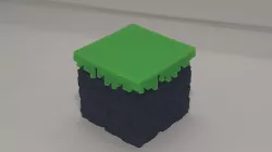Cube minecraft box
