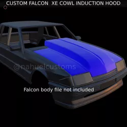 CUSTOM FALCON  XE COWL INDUCTION HOOD