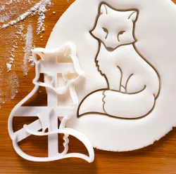 Cute fox cookie cutter