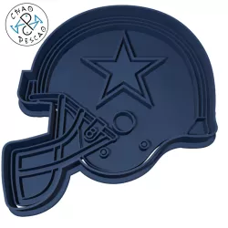 Dallas Cowboys Helmet - NFL - Cookie Cutter - Fondant - Polymer Clay