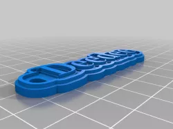 Deedee Name keychain