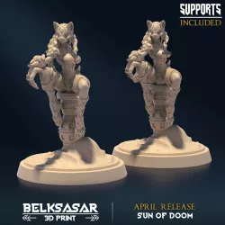 Doomclaws C Nude and Normal