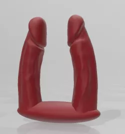 double dildo with handle