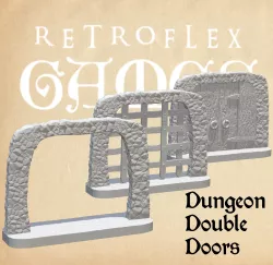 Double dungeon doors from Ye Olde Worlde