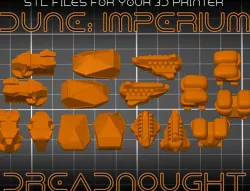 Dune Imperium Dreadnought - STL files for 3D print /Unofficial