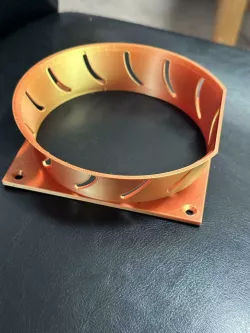Fan Cowl With Vents one side cut for clearance
