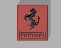 Ferrari wall decoration panel