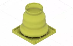 Flower pot for 3D printer