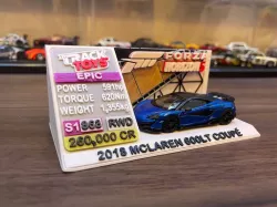 Forza Horizon 5 Festival Garage Display Base (LCD Models Mclaren 600LT)