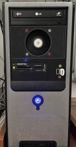 Front panel Cover with fan on the PC