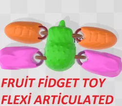 Fruits Flexi Fidget Toy