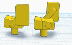 G1 Transformers Hound mirror replacement.
