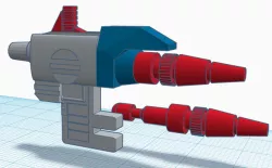 G1 Transformers Hound missile launcher and missile