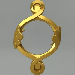 Genshin Impact Fontaine Ousia Arkhe Vision frame ONLY. Video game, props, cosplay