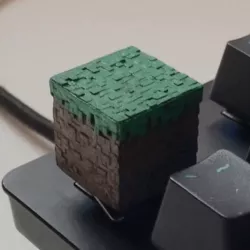 Grassblock Keycap
