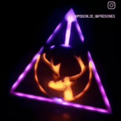 hogwarts legacy / harry poter / reliquias de la muerte lamp led / Lámpara led
