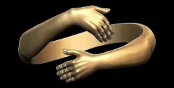 Hug ring 3D-print model file