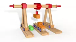 IKEA Lillabo / Brio Wooden Train Gantry Crane